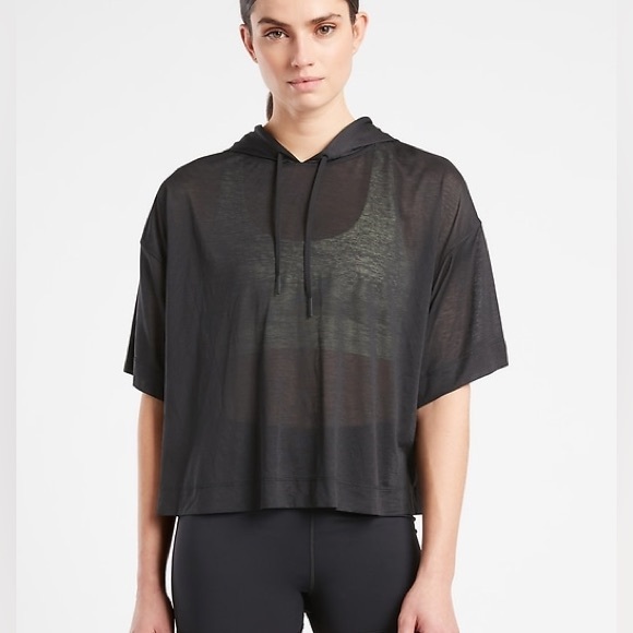 Athleta Tops - Like new - Athleta Vapor Hooded Tee